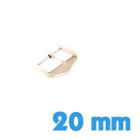 Fermoir type ardillon pour montre pas cher couleur cuivre 20 mm