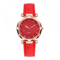 Jolie Montre Femme pas chere Rouge Strass