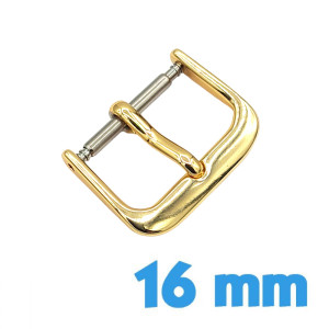 Fermoir montre ardillon pas cher couleur cuivre 16 mm