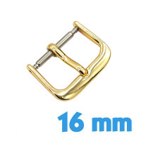 Fermoir montre ardillon pas cher couleur cuivre 16 mm