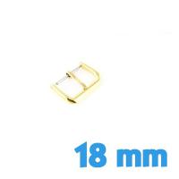 Fermoir boucle ardillon doré bracelet montre pas cher 18 mm