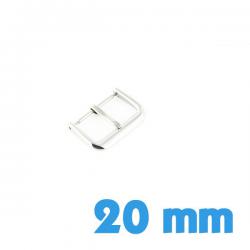 Boucle Ardillon Argenté 20 mm