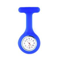 Montre infirmière silicone bleu