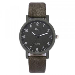 Montre pas chère Bracelet Cuir Vegan Vert