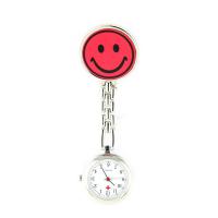 Montre infirmière smiley rouge