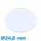Verre 24,8 mm plat et fin Circulaire montre acrylique