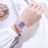 Montre Électronique pas chère Transparente Violet