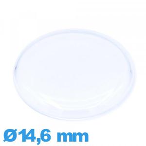 Verre 38,8 mm cambrure prononcée Circulaire pour montre en plexiglas