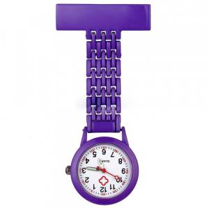 Montre Infirmière pas chère Acier Violet