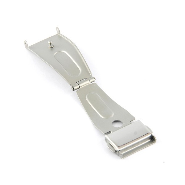 Bracelet Montre Acier Inoxydable ZRC 18mm - Boucle Déployante Argentée, Neuf Sans Boîte