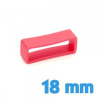 Passant pour Bracelet de Montre 18 mm Silicone Corail