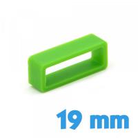Passant Bracelet Montre 19 mm Silicone Vert clair