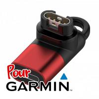 Adaptateur USB-C de chargement pour smartwatch Garmin (Forerunner 245 Instinct, Vivoactive 4, Forerunner 945, ...)