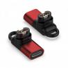 Adaptateur USB-C de chargement pour smartwatch Garmin (Forerunner 245 Instinct, Vivoactive 4, Forerunner 945, ...)