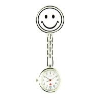 Montre infirmière smiley blanc