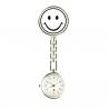 Montre infirmière smiley blanc