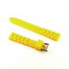 Bracelet en silicone jaune