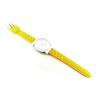 Bracelet en silicone jaune