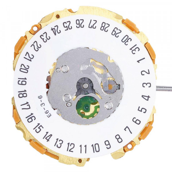 Graootoly NH35 NH35A Mouvement Montre Mécanique Haute Précision Mouvement Date à 3 Datewheel 24 Automatique -Winding, Argenté/blanc