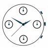 Mouvement pour montre Hattori V656