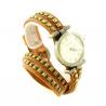 Montre en cuir camel