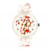 Montre blanche et rouge Willis