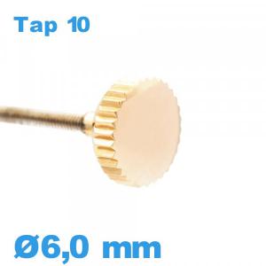 Couronne de montre TAP 10 - Cuivre / 6,0mm