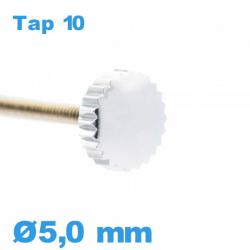 Couronne de Remontoir de Montre TAP 10 / 5,0mm - argenté