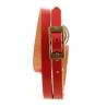 Montre bracelet long rouge