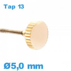 Couronne de montre TAP 13 - Cuivre / 5,0 mm