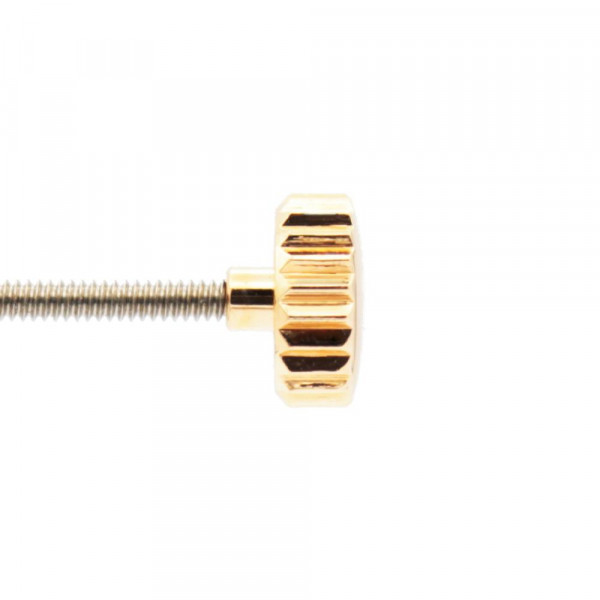 Couronne Dorée Pour Montre De Plongée – 5,5 Mm – Compatible Quadriille – Sans Marque