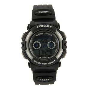 Montre sport multifonction noire