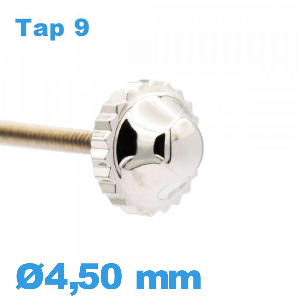 MONTRE UNE COURONNE REMONTOIR CHROMÉE anti poussière