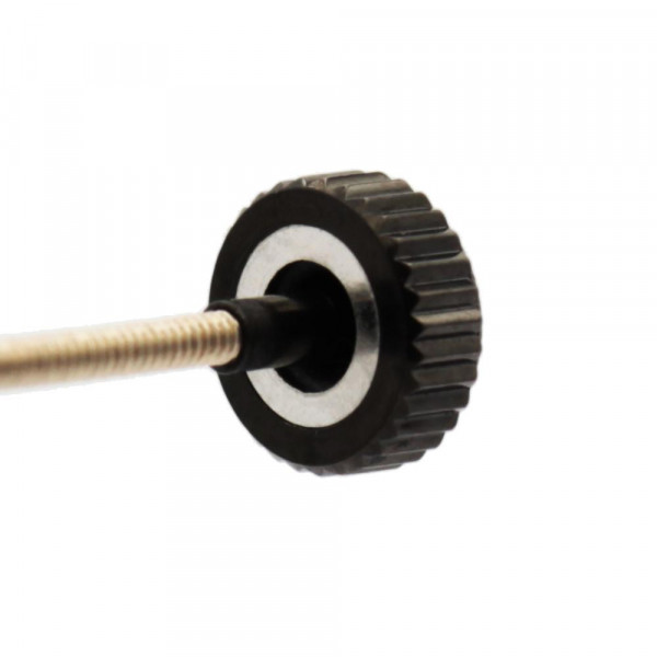 Couronne de montre tube long TAP 9 - argenté / 4,0 mm