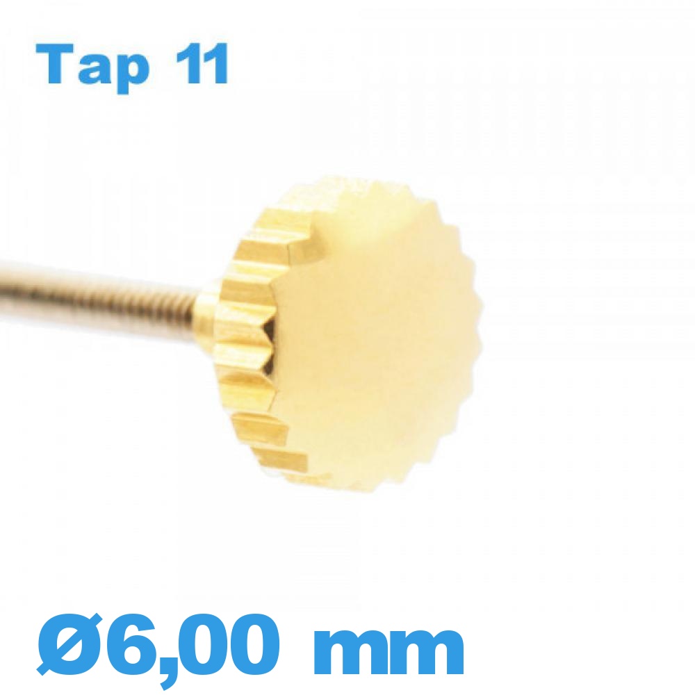 Tige De Remontoir Et Couronne Chromée Pour Montre LIP 148