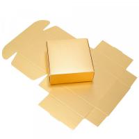 Boîte dorée carton à remplir pour un joyeux anniversaire