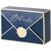 emballage carton bleu pour un anniversaire