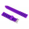 Bracelet en silicone violet 18 mm