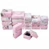 emballage rose carton pour le plaisir d'offrir avec imprimés styles marbre 
