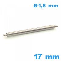 1 Pompe Non téléscopique Suisse 17mm  diam : 1,8 mm  épaulement simple