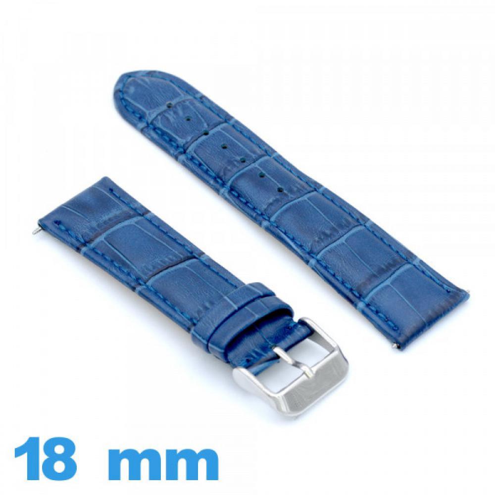 Bracelet De Montre En Cuir De Veau Sulla – 18 Mm, Fait Main En Allemagne, Plusieurs Couleurs, Qualité Luxe, Confortable