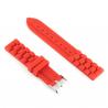 Bracelet en silicone rouge 