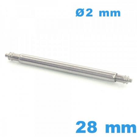 Barres à Ressort Pour Bracelet De Montre - 6mm à 24mm - Femelle - Inox - Lot Neuf