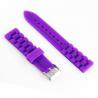 Bracelet en silicone violet 20 mm