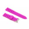 Bracelet fushia en silicone 2 cm