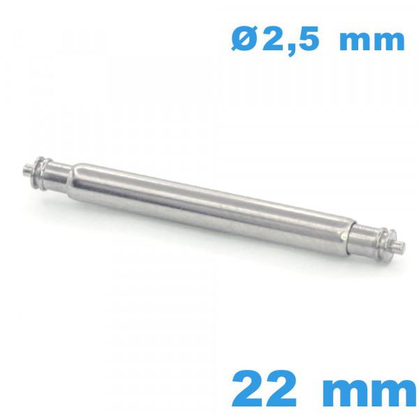 Lot De 10 Barrettes De Ressort Pour Bracelet De Montre - Ø 1.00 Mm, Longueur 13 Mm - Qualité Suisse