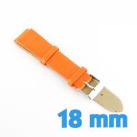 Bracelet orange 18 mm