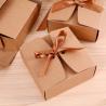 boîte papier kraft marron carton pour un anniversaire