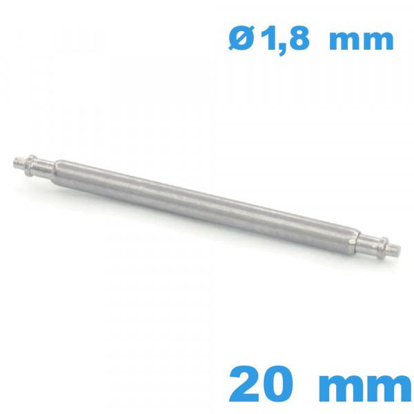 Ressort De Barillet Pour Montre - Diamètre 19.5mm, Hauteur 2.2mm, Acier Bleui, Marque ROSKOPF