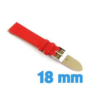 Bracelet rouge 18 mm